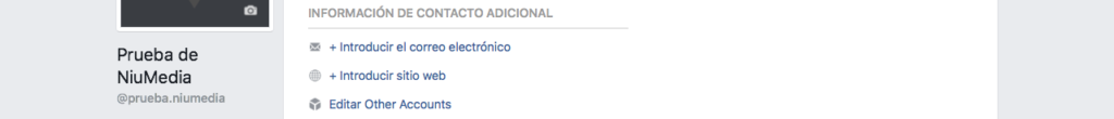 PÃ¡gina en Facebook Para tu Negocio, AÃ±adiendo Sitio Web 1