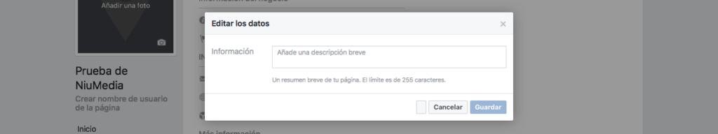 PÃ¡gina en Facebook Para tu Negocio, DescripciÃ³n Breve 4