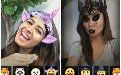 Facebook Lanza ‘MÃ¡scaras’, su Respuesta a la FunciÃ³n Lentes de Snapchat, Para Video en Directo