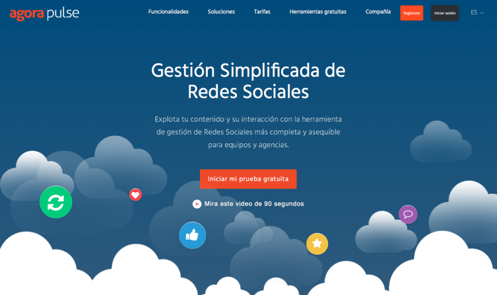 Agorapulse Captura de Pantalla