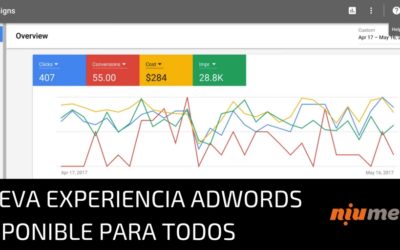 La Nueva Experiencia de AdWords Ahora se Encuentra Disponible Para Todos